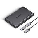 Storage - Case - 2.5 inch USB-C/A Black - DDL25-C3-BK