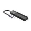 Docking Station Type-C 5-in-1 - MDK-5P Black - Card Reader, HDMI, USB3.0 x1, USB2.0 x1