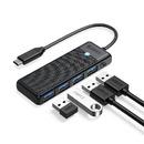 хъб USB3.1 HUB Type-C - 4 x USB3.0 - PAPW4A-C3-015-BK