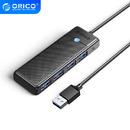 хъб USB3.0 HUB 4 port Black - PAPW4A-U3-015-BK