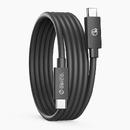 Orico кабел Cable Thunderbolt 5 / USB4 - USB-C 80Gbps PD240W 1m Black - TBZ5-10-BK