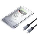 Storage - Case - 2.5 inch 5Gbps USB-C Transparent - TX25C3-GY-BP