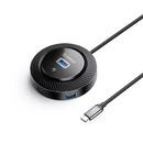 хъб USB3.0 HUB Type-C - 4 x USB3.0 - YK2-C3-03-BK