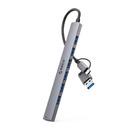 HUB USB-C/USB-A 7 port - USB3.0 x 1, USB2.0 x 6 - YSA2-U3-GY