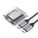 Orico външна кутия за диск Storage - Case - M.2 2230 NVMe - TC20-M2-10G-GY-BP - 10Gbps, Gray