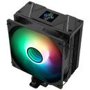 CPU Cooler Assassin Spirit 120 Vision A-RGB Black - LCD Display, Infinity Mirror