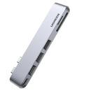 Ugreen хъб HUB for Apple Macbook Pro/Air USB3.1 Type-C x 2 - USB3.0 x 2, SD/TF, Power Distribution CM251 - 60560
