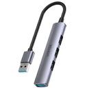 USB3.0/2.0 HUB 4 port uHUB Q4 - USB-A input - USB3.0 x 1, USB2.0 x 3 - H1208A