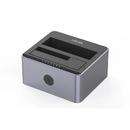 Unitek Storage - HDD Dock - 2 BAY - Y-3026GY01-EU