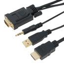кабел HDMI M / VGA M - CG598A-1.8m