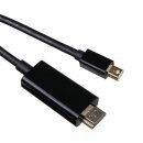 Mini Display Port M / HDMI M 4K 2160p - CG615L-1.8m-4K Black