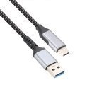 Кабел USB 3.2 Gen2 Type-C / USB AM, 10Gbps, Black - CU401M-1m