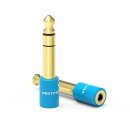 Adapter Audio 6.5mm M / 3.5mm F - Blue - VAB-S01-L