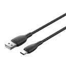 Кабел USB 2.0 A Male to C Male 3A 0.25M Black - CTWBC