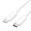 кабел Cable USB 2.0 Type-C to Lighting 1m White - LAKWF