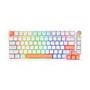 безжична геймърска механична клавиатура Wireless Gaming Mechanical Keyboard - N75 PRO Jelly Orange - Kailh Vaporwave Switches [Linear]
