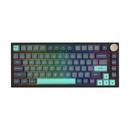 професионална геймърска механична клавиатура Professional Gaming Mechanical Keyboard N75 RGB Caribbean Blue - Power Purple Switches [Tactile]
