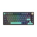 професионална геймърска механична клавиатура Professional Gaming Mechanical Keyboard N75 RGB Caribbean Blue - Power Silver Switches [Linear]