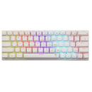 геймърска механична клавиатура Gaming Mechanical Keyboard WAKIZASHI 2 - Blue Switches (English US), White