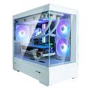 кутия Case mATX - P30 White - aRGB, Tempered Glass