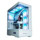 кутия Case ATX - P50 DS White - Digital Display, Addressable RGB
