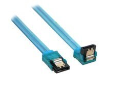 Cable SATA2 90° UV Blue 45cm SATA2-45-BLUV