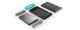 външна кутия за диск Storage - Case - 2.5 inch, Type-C, Rubber bands 3 colors - 2538C3-BK
