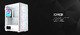 X3 MESH, Mid-tower Case, TG, 6 fixed RGB Fans, White