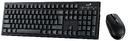 клавиатура и мишка Wireless Keyboard and Mouse - KM-8101 Black - AI, BG, 2.4GHZ