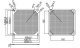 Fan Filter Metal Black - 120mm
