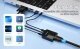 адаптер Adapter VGA to HDMI with sound - Active converter with AUX-in and Micro USB power - ACNBB