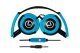 Symphony headphones with mic Blue & black AM2005/BBK