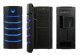 Case Big Tower Colossus RED / BLUE LED - black
