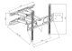 стенна стойка за телевизор TV Mount - PM70 - Adjustable, 32"-70", 35 kg - TV-PM70