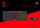 геймърска клавиатура Gaming Keyboard 112 keys - KG880