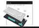 Wireless Gaming Mechanical Keyboard - N75 PRO Caribbean Blue - Azure Switches [Linear]