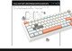 Professional Gaming Mechanical Keyboard N75 RGB Jelly Orange - Power Silver Switches [Linear]