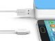Cable - USB AM to Micro BM 1m, 2.4A charging, Nylon Braided, white - MDC-10