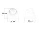 IP Dome - 4k 8MP, Starlight, 2.8mm, POE, Mic, DeepBase, Dark Grey, AI - CMSBRL800WH-POE-MIC-DBASE-BK