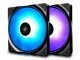 комплект вентилатори Fan Pack 2-in-1 2x140mm - RF140 - RGB