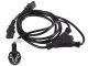 захранващ сплитер Cable Power cord Schuko / 2 x IEC 320 C13 2m - CA-C13C-13CC-0018-BK