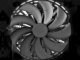 Notebook Cooler NotePal E1 15“- 23cm Fan / Black