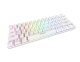 геймърска клавиатура Gaming Keyboard Mechanical - HERMES E3 RGB - White, 61 keys, 1000Hz