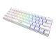 геймърска клавиатура Gaming Keyboard Mechanical - HERMES E3 RGB - White, 61 keys, 1000Hz