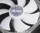 Fan 140mm White LED Quiet AK-195WH