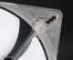 Fan 140mm White LED Quiet AK-195WH