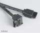 Cable SATA3 90° Black 100cm AK-CBSA01-10BK
