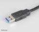Cable USB 3.0 A->A male 1.5m AK-CBUB03-15BK