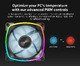 вентилатор AX140 PWM, Fan 140mm, ARGB, Black