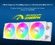 водно охлаждане Hyper Flow ARGB 360, CPU Liquid Cooler, White